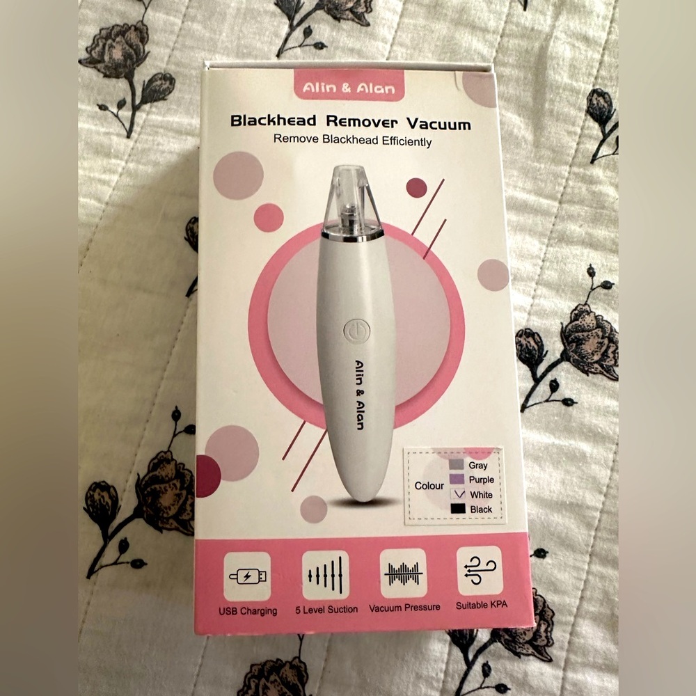 Never used blackhead remover vacuum
